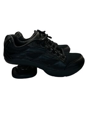 Z-Coil Freedom Classic Black Shoes Men’s 9 Leather Comfort Pain Relief Walking